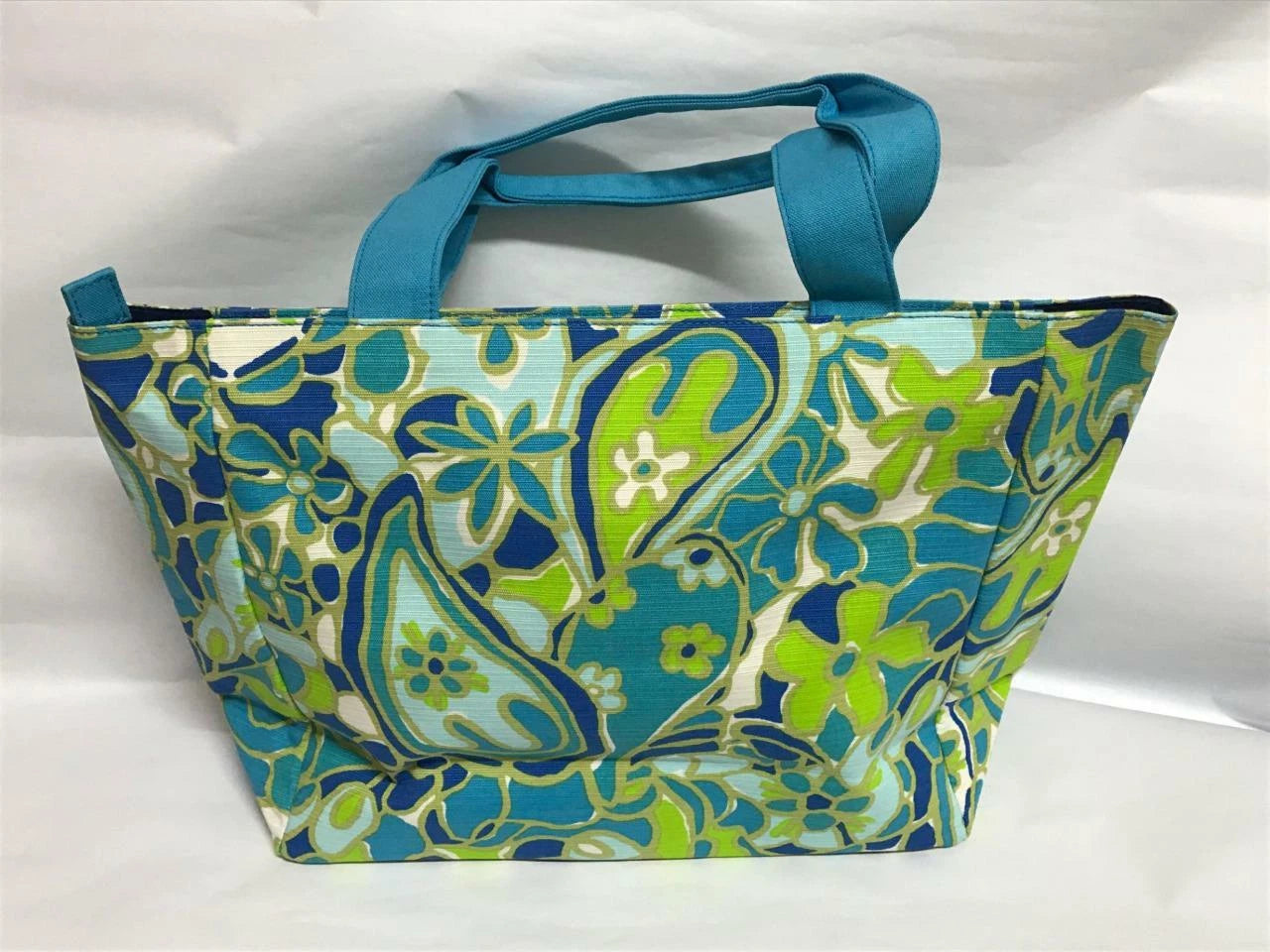 CH888 Authentic Jim Thompson Rare Limited Edition Abstract Art Canvas HandBag (G012)