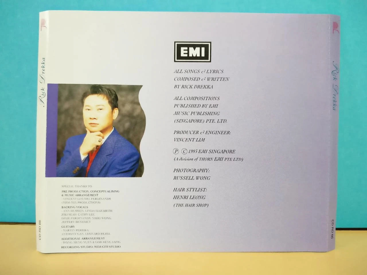 CH888 Singapore Rick Drekka 1995 Singapore English CD ZN012