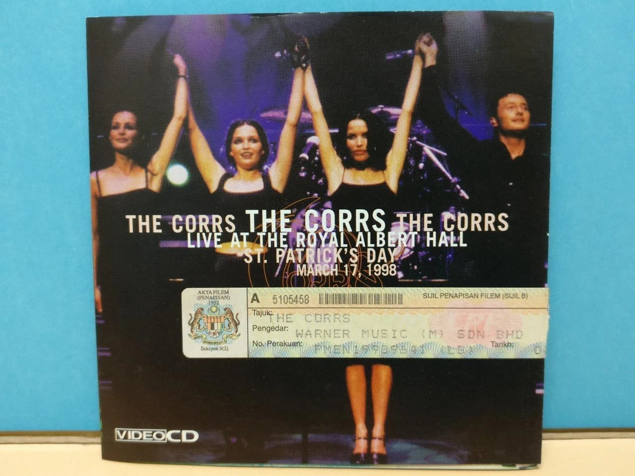 CH888 The Corrs Live At the Royal Albert Hall 1998 Rare Malaysia Video CD English VCD x2 ZN314