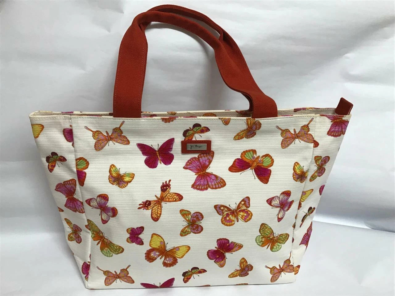 CH888 Authentic Jim Thompson Rare Limited Edition Butterfly Canvas Bag 1 Only (G013)