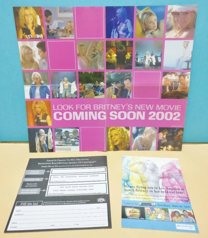 CH888 Britney Spears Britney 2001 Rare Singapore Enhanced English CD ZN251
