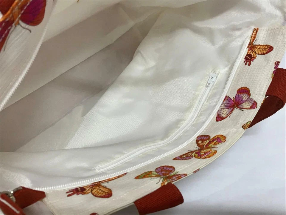 CH888 Authentic Jim Thompson Rare Limited Edition Butterfly Canvas Bag 1 Only (G013)