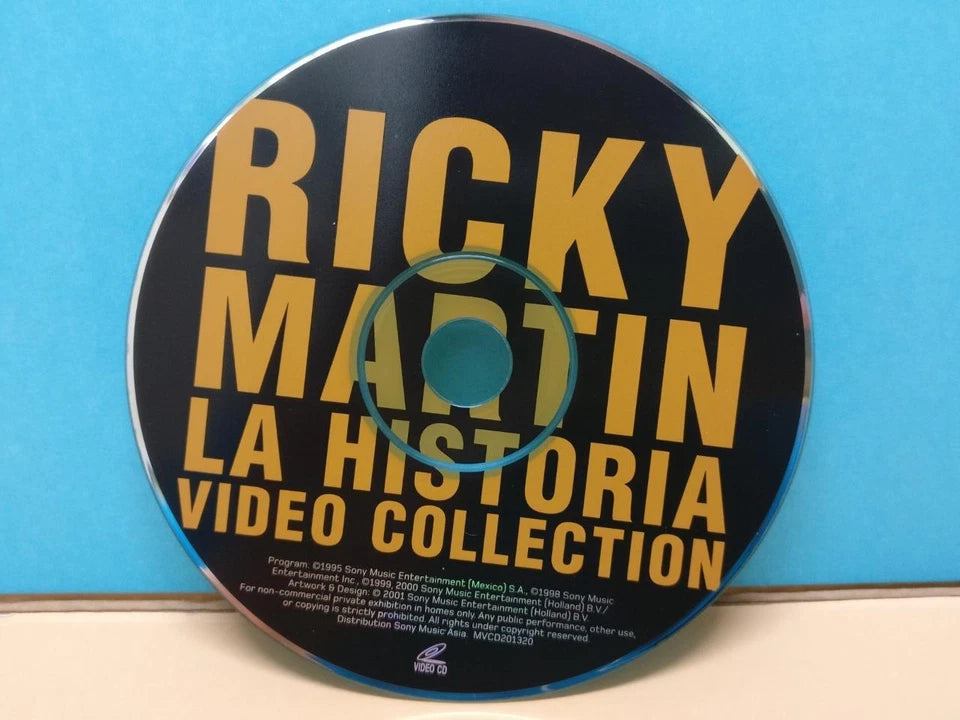 CH888 Ricky Martin La Historia Video Collection 2001 Rare Asia English Video CD VCD ZN295