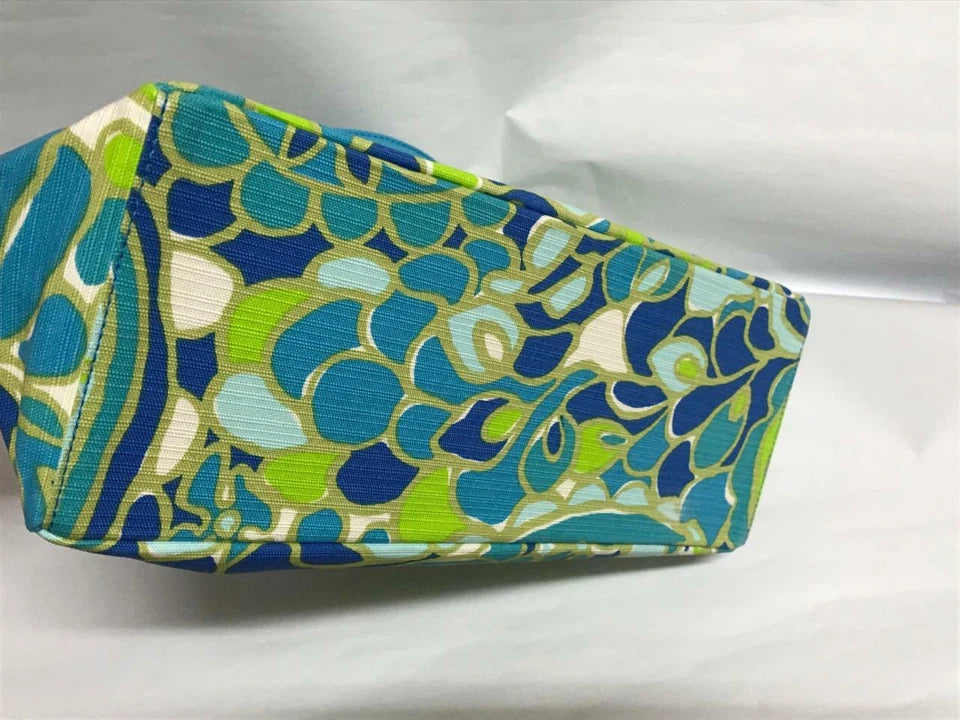 CH888 Authentic Jim Thompson Rare Limited Edition Abstract Art Canvas HandBag (G012)