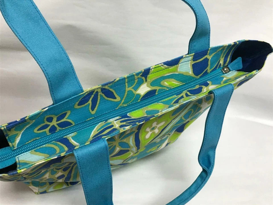 CH888 Authentic Jim Thompson Rare Limited Edition Abstract Art Canvas HandBag (G012)