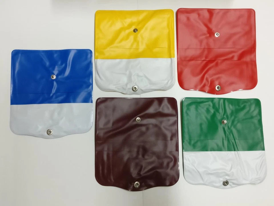 CH888 Rare Vintage Seiko PVC Plastic Colourful Watch Pouch Case x5 Lot (TP393)