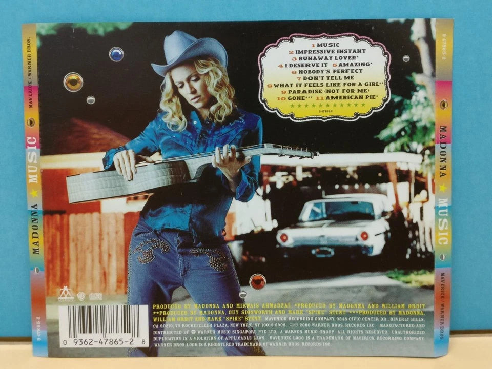 CH888 Madonna Music 2000 Singapore English CD ZN247