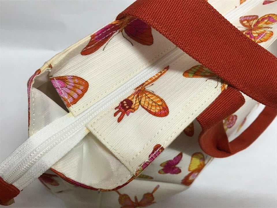 CH888 Authentic Jim Thompson Rare Limited Edition Butterfly Canvas Bag 1 Only (G013)