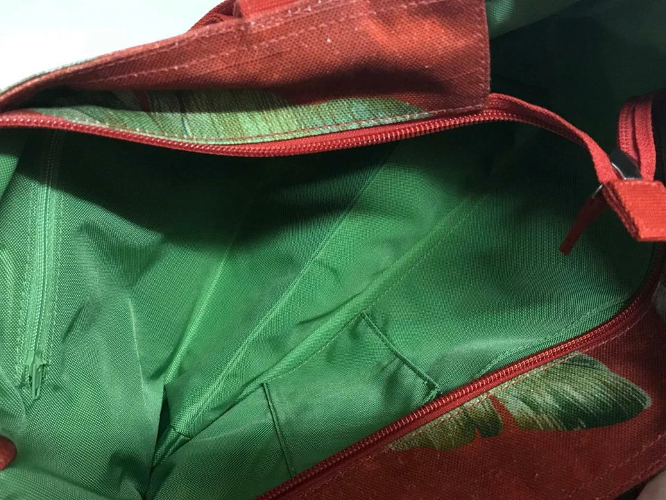 CH888 Authentic Thailand Jim Thompson Rare Limited Edition Floral Canvas Bag 1 Pc Only (G005)