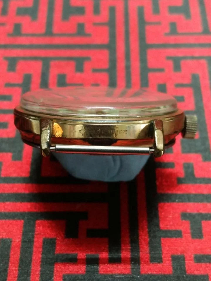 CH888 Vintage Gold Plated Men Favre Leuba Sea Chief Manual Winding Watch Head (TP360)