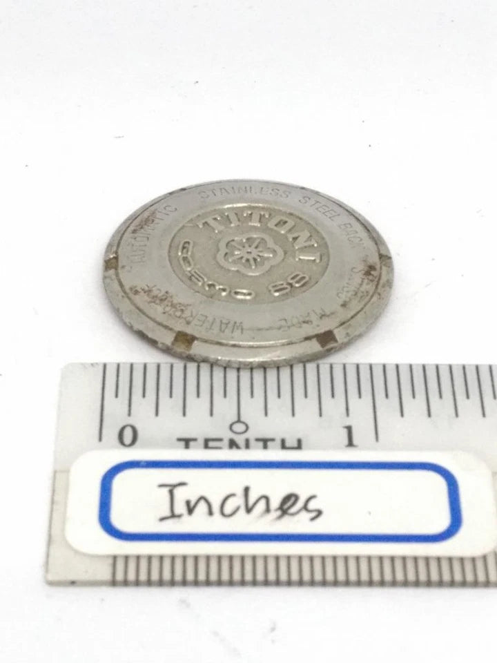 CH888 Titoni Cosmo 88 Vintage Preowned Back Case Watch Spare Parts (LK383)