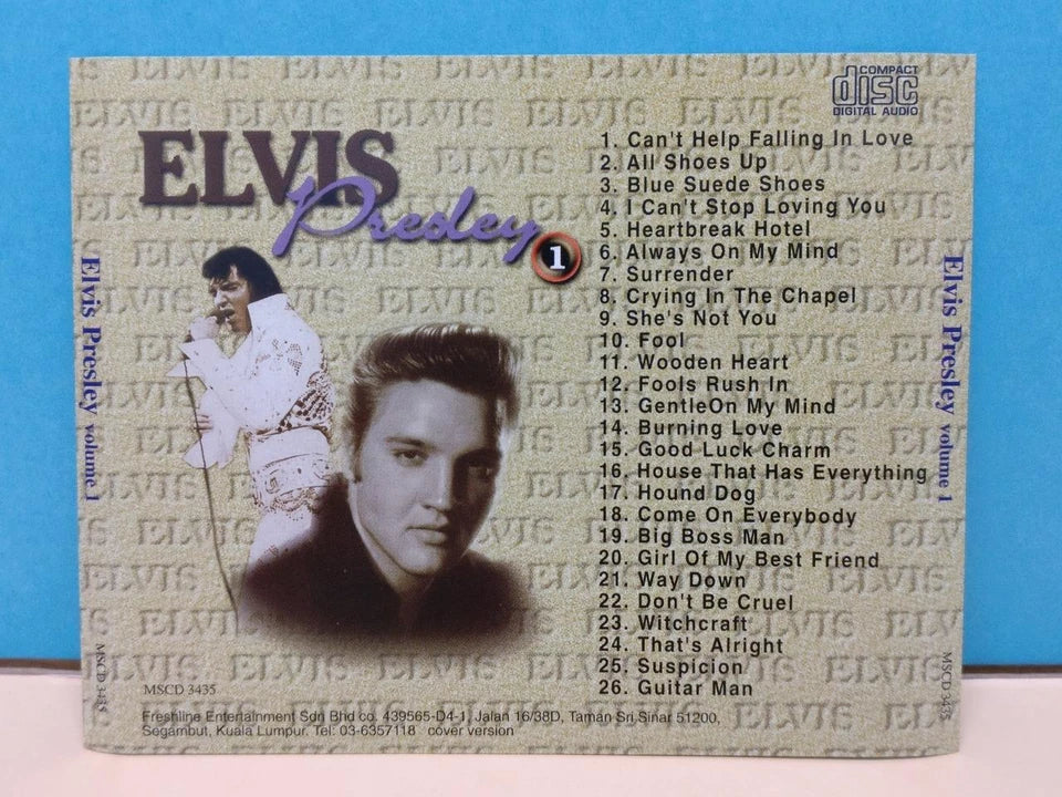 CH888 Elvis Presley On Cover Vol.1 Only Unique Photo Malaysia English CD ZN230