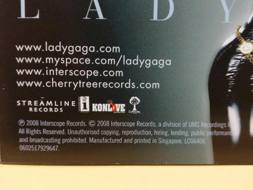 CH888 Lady Gaga The Fame 2008 Singapore Edition English CD ZN248