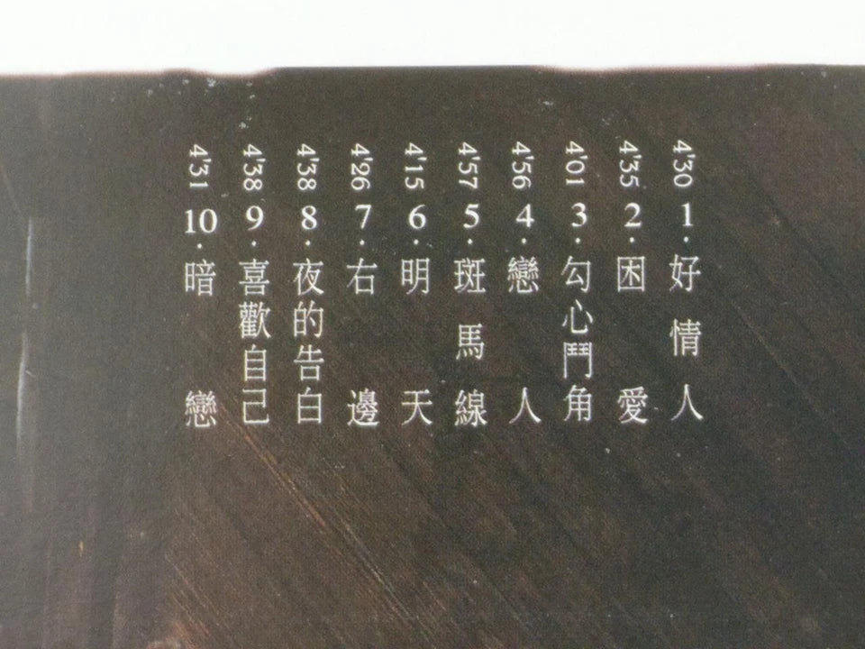 CH888 Taiwan Rare Meng Ting Wei 孟庭苇 恋人(Koibito) こいびと 1998 Taiwan Chinese CD ZN178