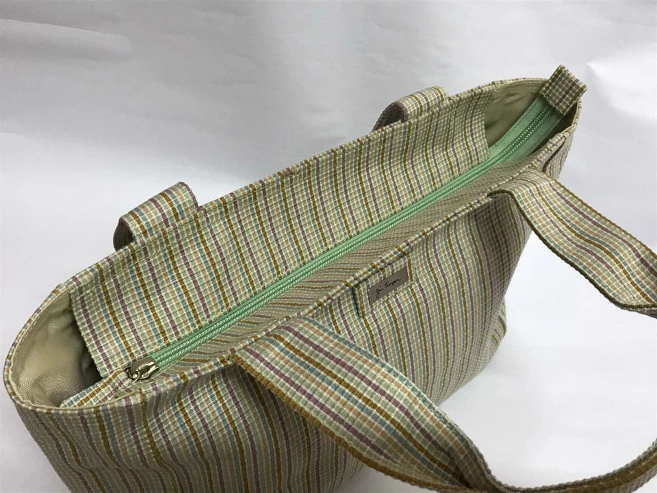 CH888 Authentic Thailand Jim Thompson Rare Limited Edition Stripes Canvas Bag 1 Pc Only (G004)