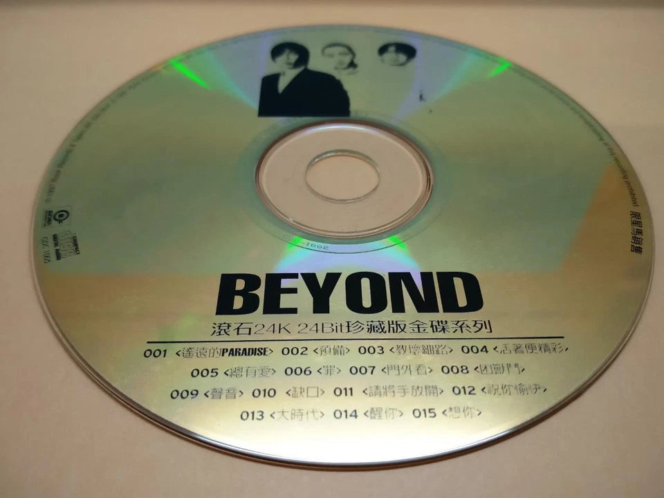 CH888 Hong Kong Beyond Band Paul Wong 黃貫中 黃家強 1997 Rare Singapore Only Gold Chinese CD ZN027