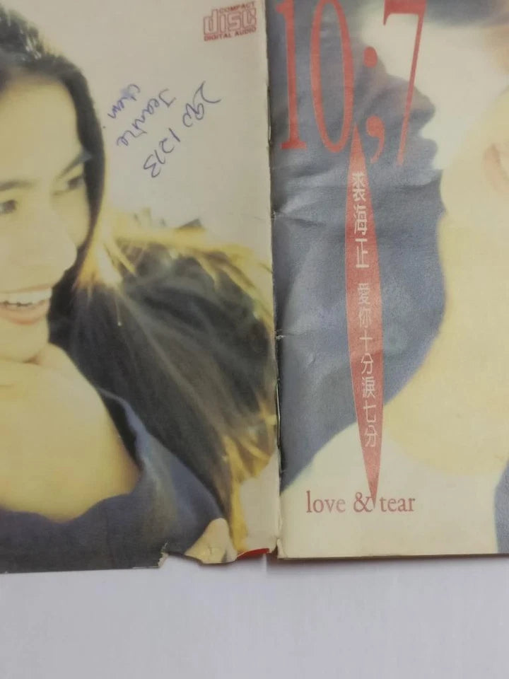 CH888 Taiwan Qiu Hai Zheng 裘海正 爱你十分泪七分 Love & Tear 1994 Taiwan Chinese CD ZN085