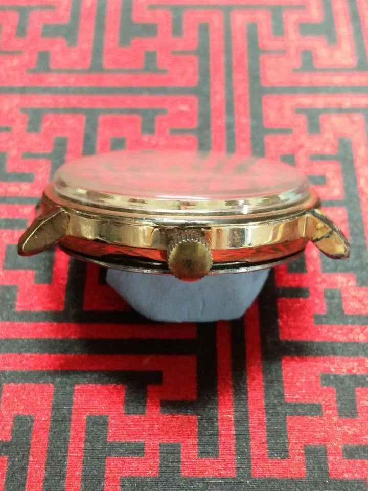 CH888 Vintage Gold Plated Men Favre Leuba Sea Chief Manual Winding Watch Head (TP360)