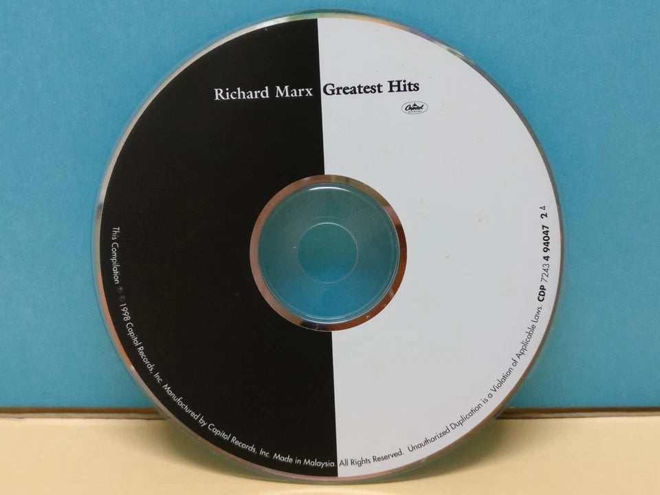 CH888 Richard Marx Greatest Hits 1998 Rare Malaysia English CD ZN242