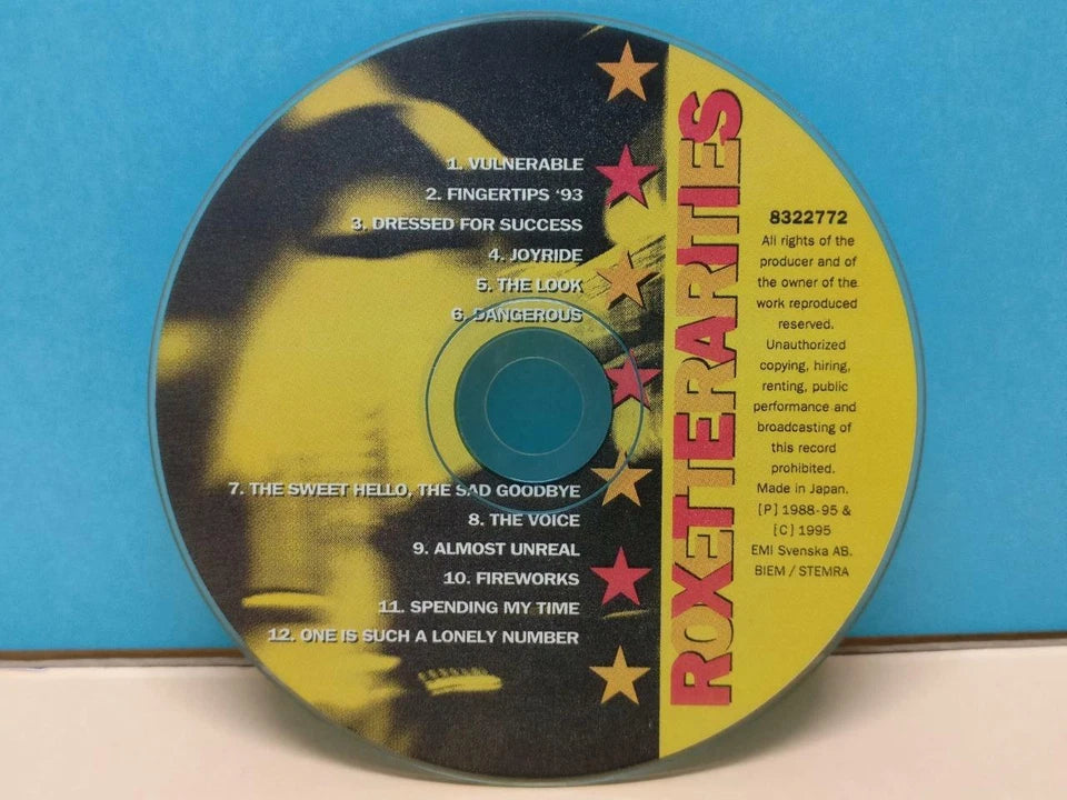 CH888 Roxette Rarities 1995 Japan English CD ZN239
