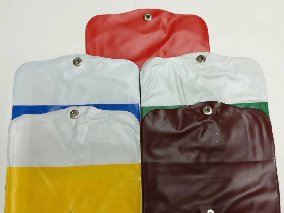 CH888 Rare Vintage Seiko PVC Plastic Colourful Watch Pouch Case x5 Lot (TP393)