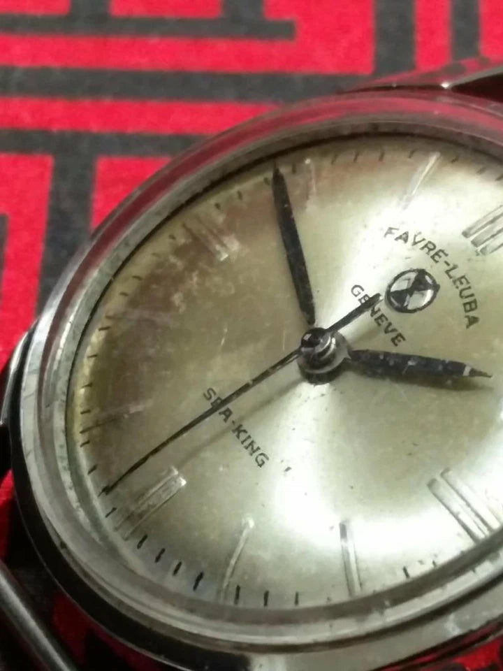 CH888 Vintage Midsize Favre Leuba Sea King Manual Winding Watch Head (TP358)