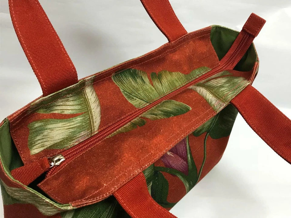 CH888 Authentic Thailand Jim Thompson Rare Limited Edition Floral Canvas Bag 1 Pc Only (G005)