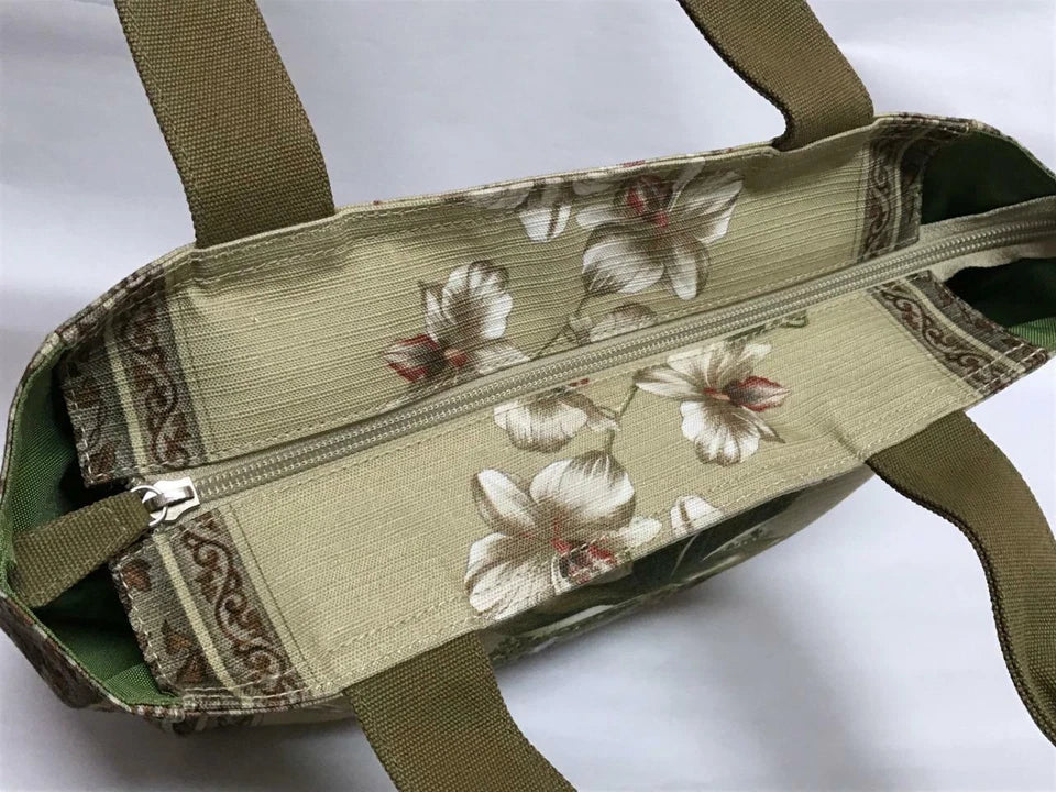CH888 Authentic Thailand Jim Thompson Rare Limited Edition Plant Canvas Bag 1 Pc Only (G008)