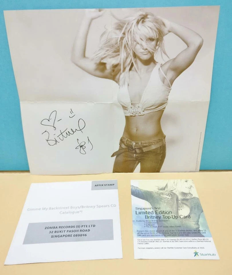 CH888 Britney Spears Britney 2001 Rare Singapore Enhanced English CD ZN251