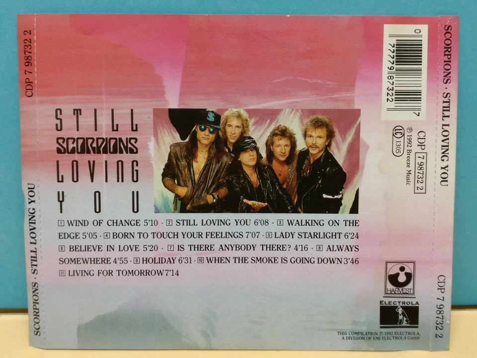 CH888 Scorpions Still Loving You 1992 Rare Singapore English CD ZN241