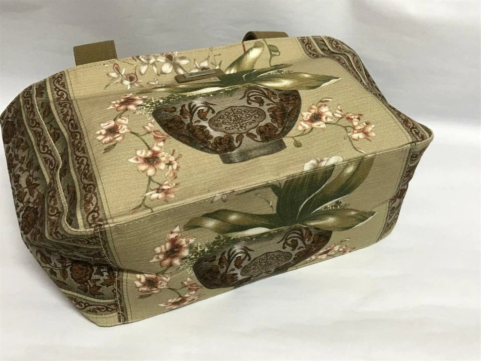 CH888 Authentic Thailand Jim Thompson Rare Limited Edition Plant Canvas Bag 1 Pc Only (G008)