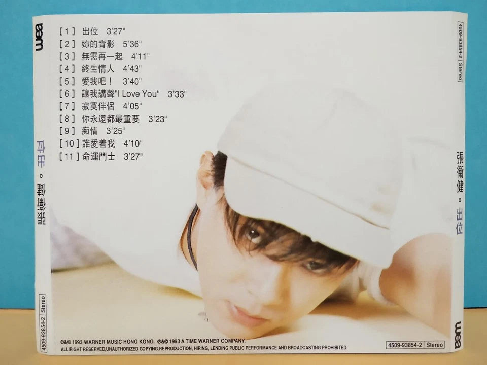 CH888 Hong Kong Dicky Cheung Zhang Wei Jian 張衛健 张卫健 出位 1993 Hong Kong Chinese CD ZN052