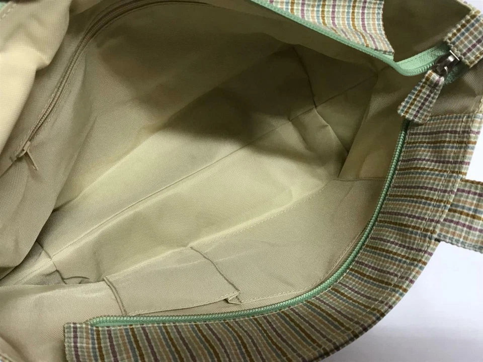 CH888 Authentic Thailand Jim Thompson Rare Limited Edition Stripes Canvas Bag 1 Pc Only (G004)