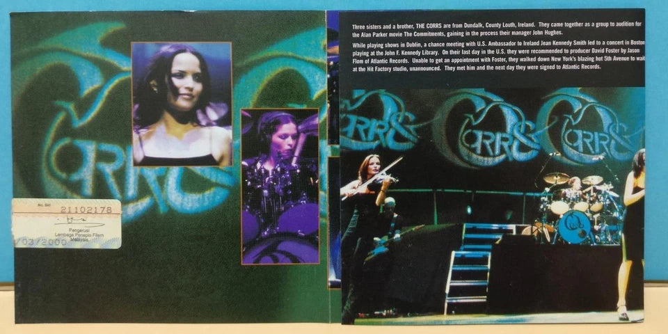 CH888 The Corrs Live At the Royal Albert Hall 1998 Rare Malaysia Video CD English VCD x2 ZN314
