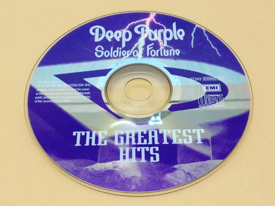 CH888 Deep Purple Soldier Of Fortune 1994 Rare Malaysia English CD ZN235