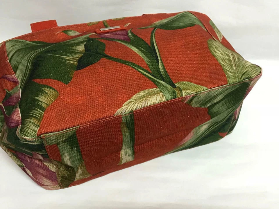 CH888 Authentic Thailand Jim Thompson Rare Limited Edition Floral Canvas Bag 1 Pc Only (G005)