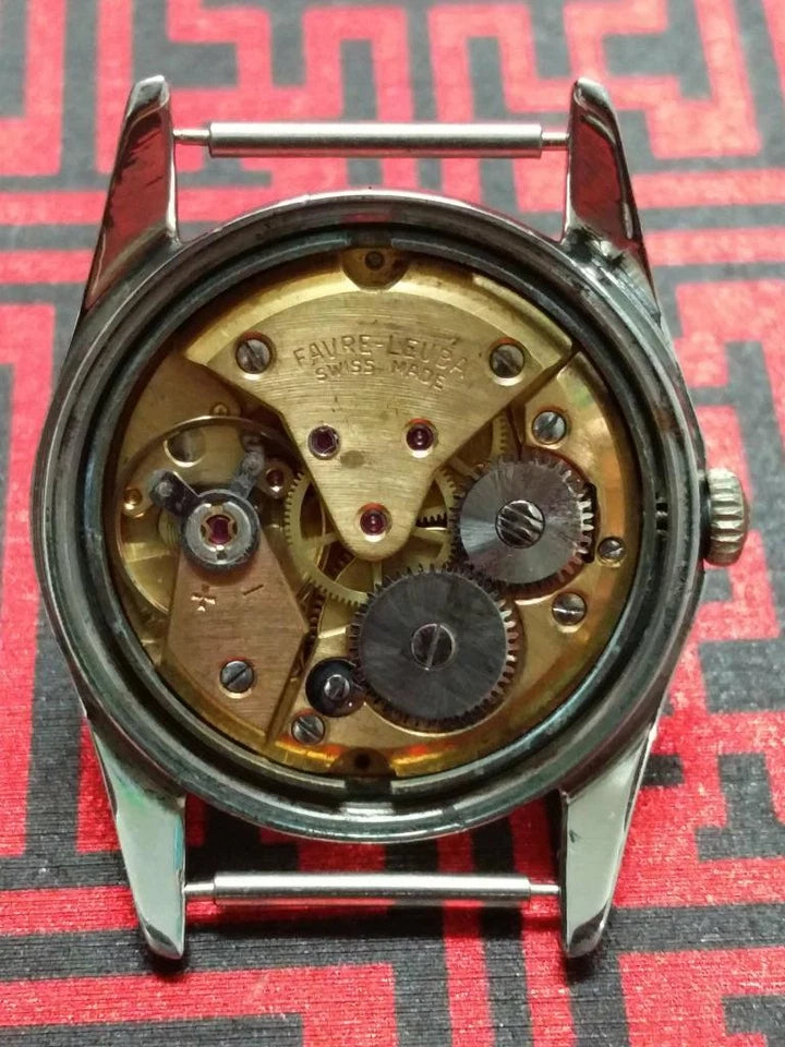 CH888 Vintage Midsize Favre Leuba Sea King Manual Winding Watch Head (TP358)