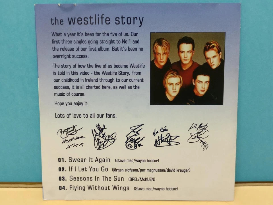 CH888 Westlife The Westlife Story 1999 Rare Singapore English Video CD VCD ZN303