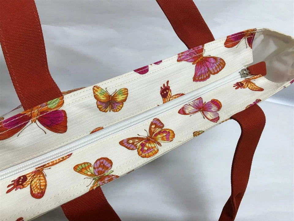 CH888 Authentic Jim Thompson Rare Limited Edition Butterfly Canvas Bag 1 Only (G013)