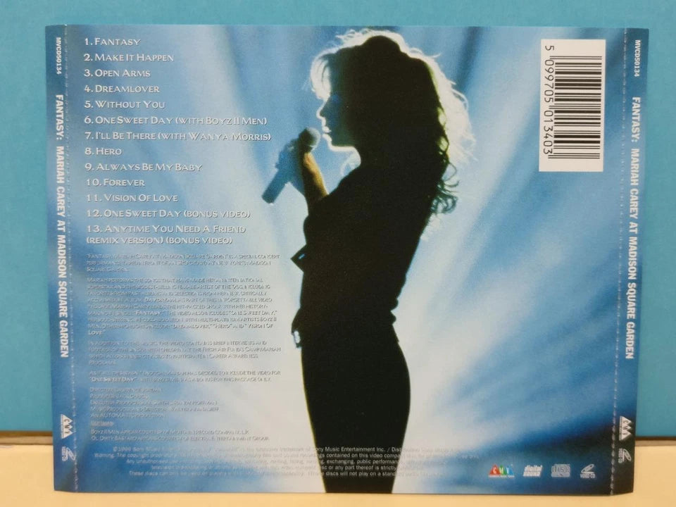 CH888 Mariah Carey Fantasy At Madison Square Garden 1996 Asia Gold English Video CD VCD ZN291