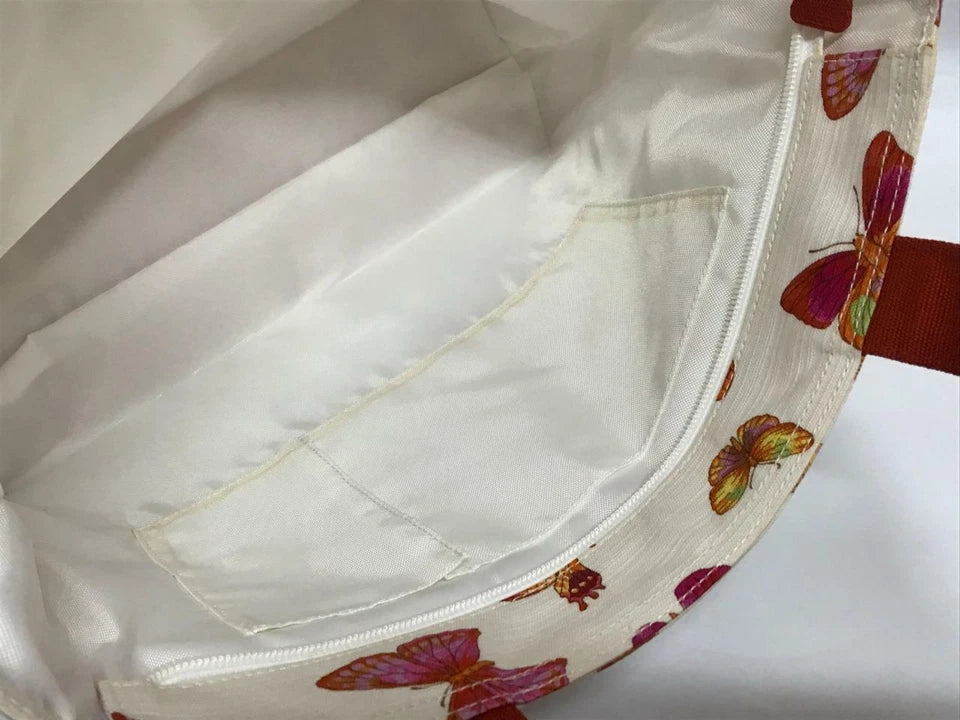 CH888 Authentic Jim Thompson Rare Limited Edition Butterfly Canvas Bag 1 Only (G013)