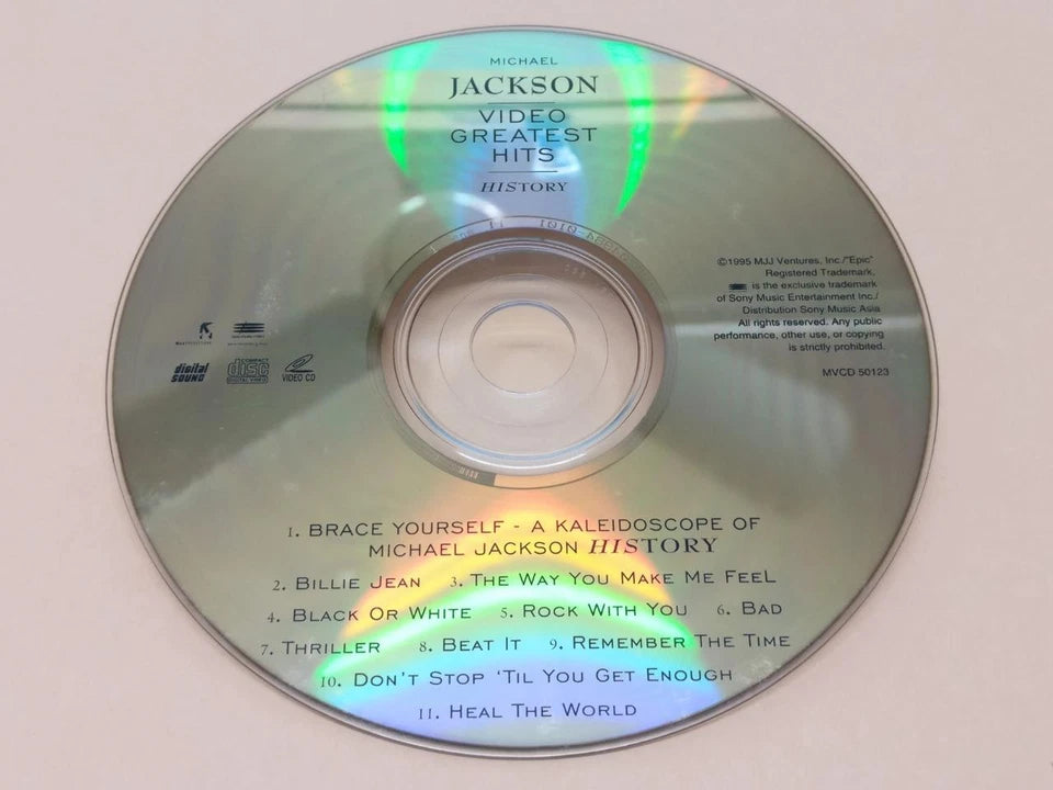 CH888 Michael Jackson MJ History 1995 Rare Asia Gold English Video CD VCD ZN296A
