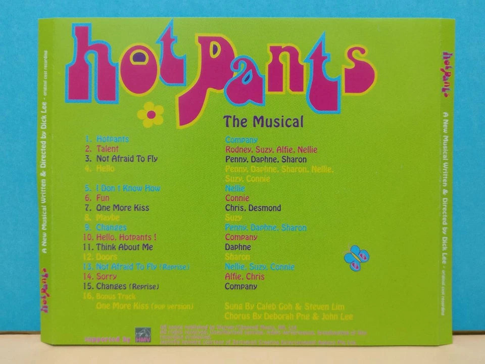 CH888 Singapore Hot Pants Musical OST By Dick Lee 李迪文 1997 English CD ZN182