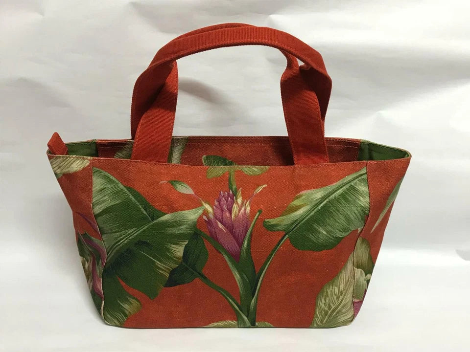 CH888 Authentic Thailand Jim Thompson Rare Limited Edition Floral Canvas Bag 1 Pc Only (G005)