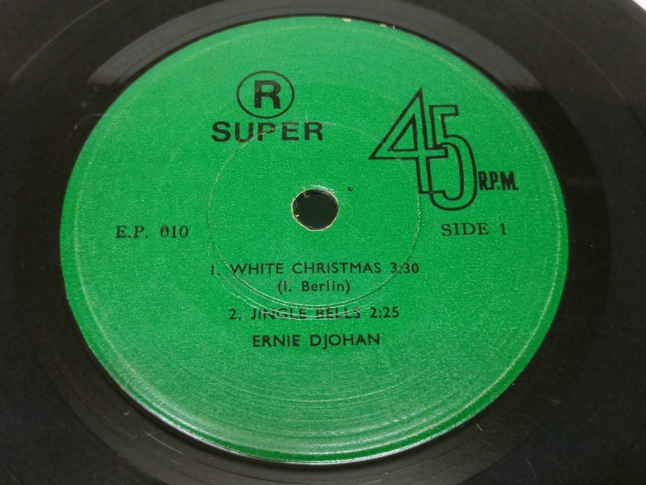Rare Singapore Ernie Djohan Christmas Songs Jingle Bells English EP 7" (EP049)