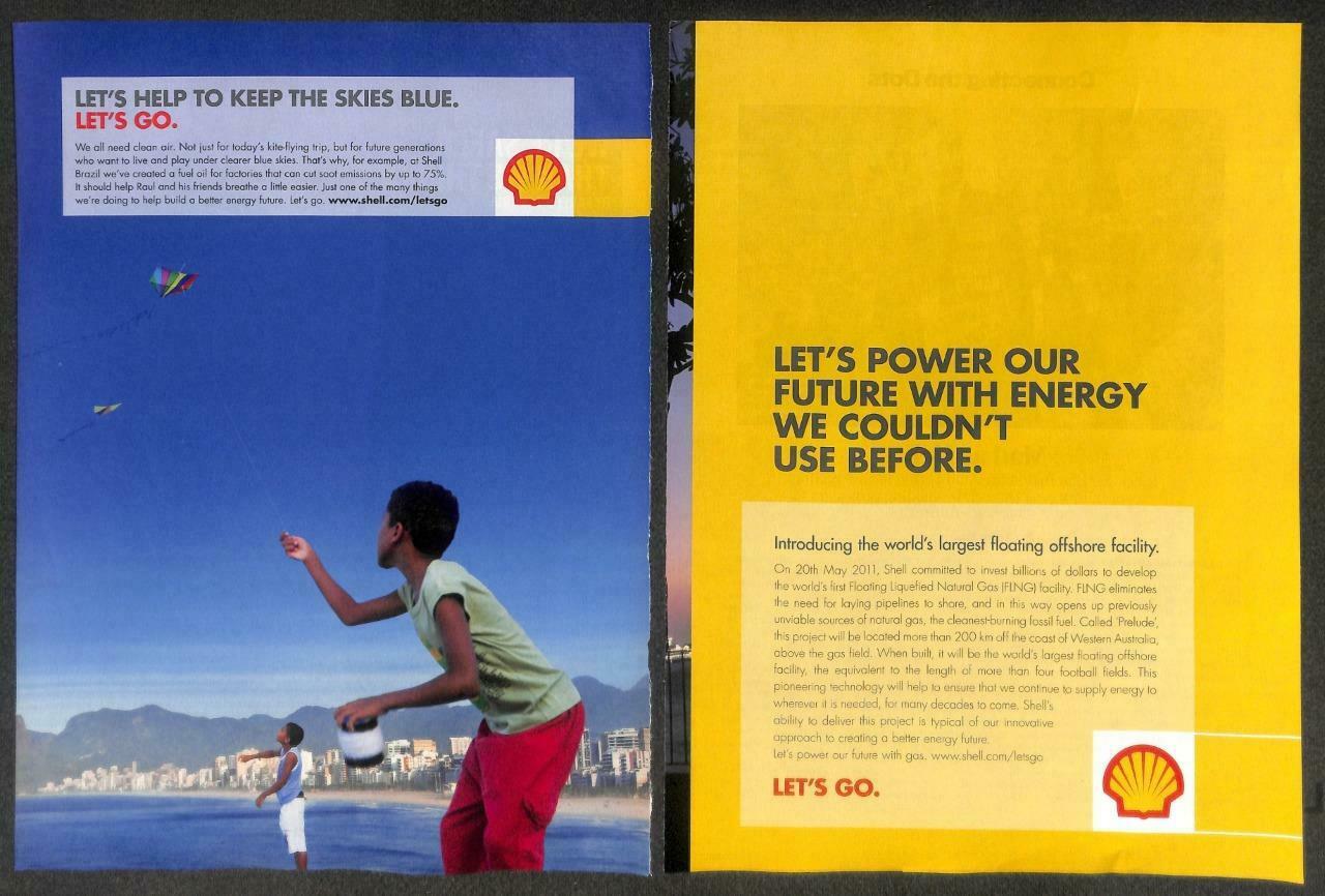 Vintage Shell Oil Ferrari Car Magazine Advertisement Print Ad x 15 (P902)