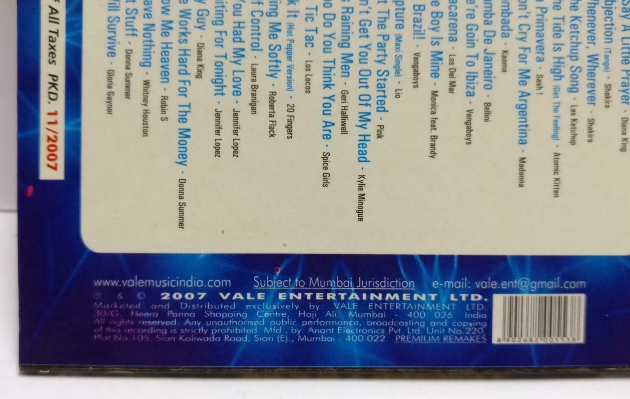 Various Artist Whitney Houston Celine Dion Britney Spears MP3 India CD CD971