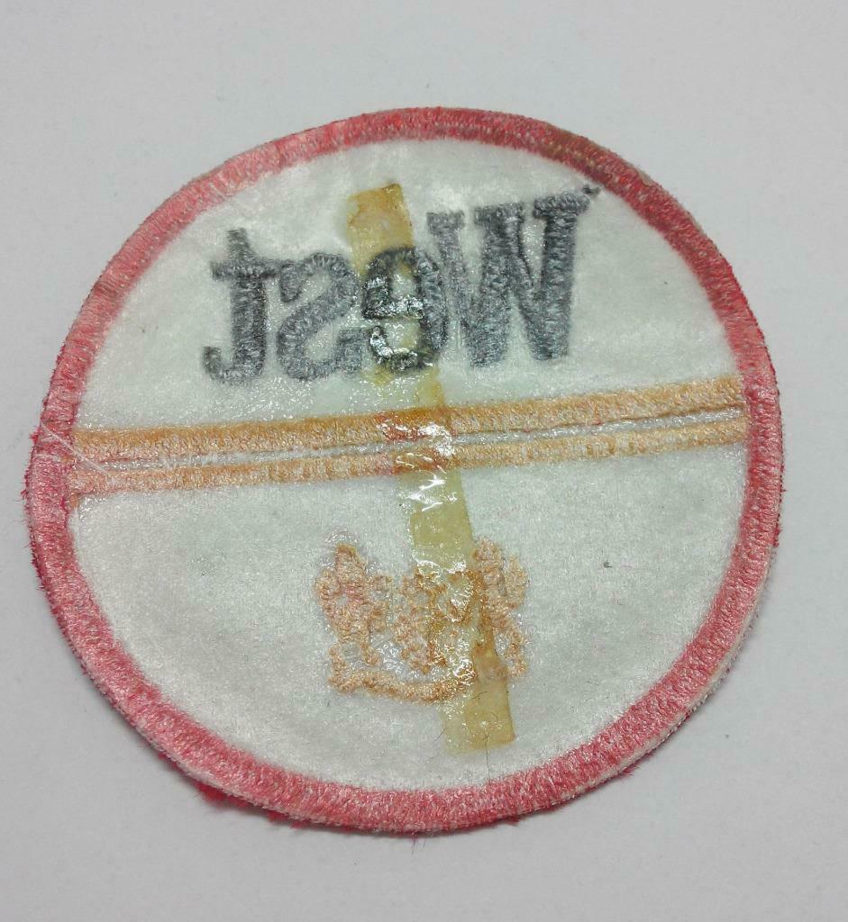 Embroidered West Logo Iron On Clothes Patch (A978)