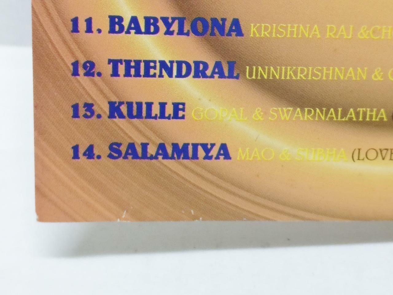 India Bollywood OST Sishya Raasi Sakthi Thadayam Malaysia CD (CD728)
