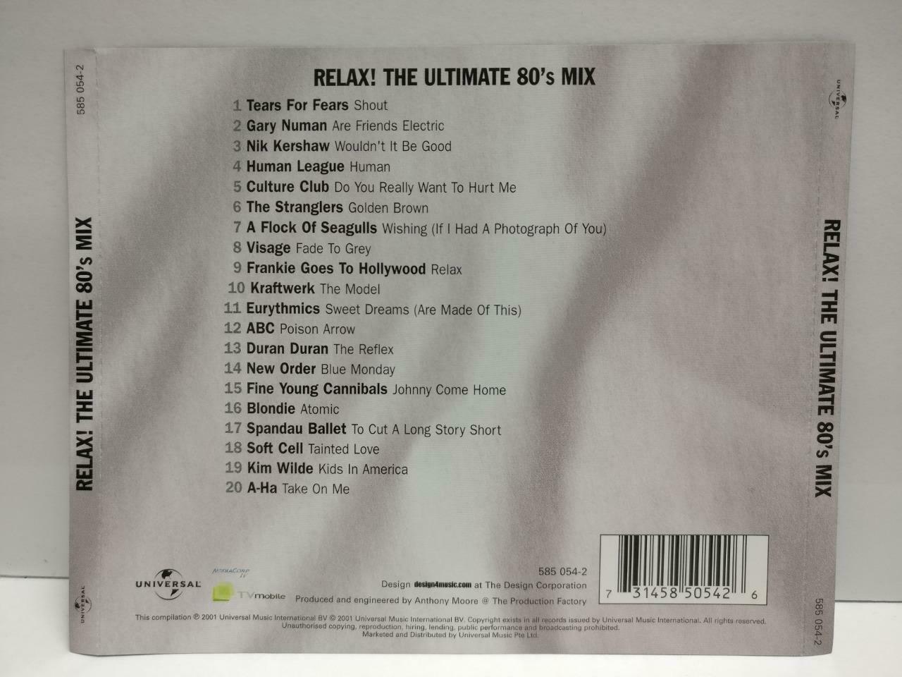 Various Artist Culture Club A-Ha Blondie Duran Duran 2001 Singapore CD (CDS309)